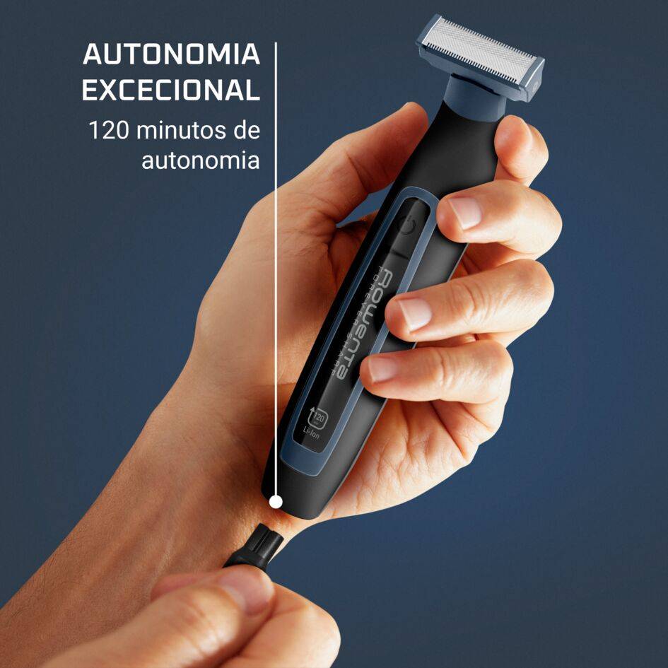 Rowenta Sport Collection, Aparador de Barba Forever Sharp, 3 em 1, Aparar, Estilizar, Barbear