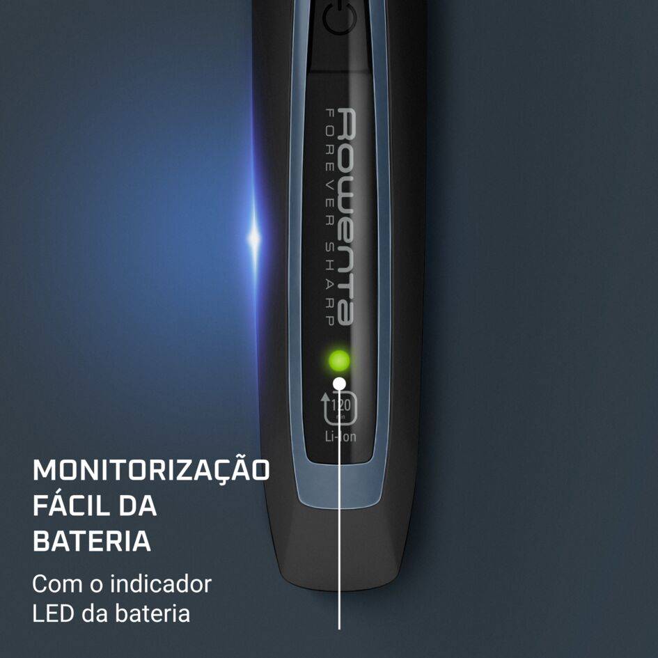 Rowenta Sport Collection, Aparador de Barba Forever Sharp, 3 em 1, Aparar, Estilizar, Barbear