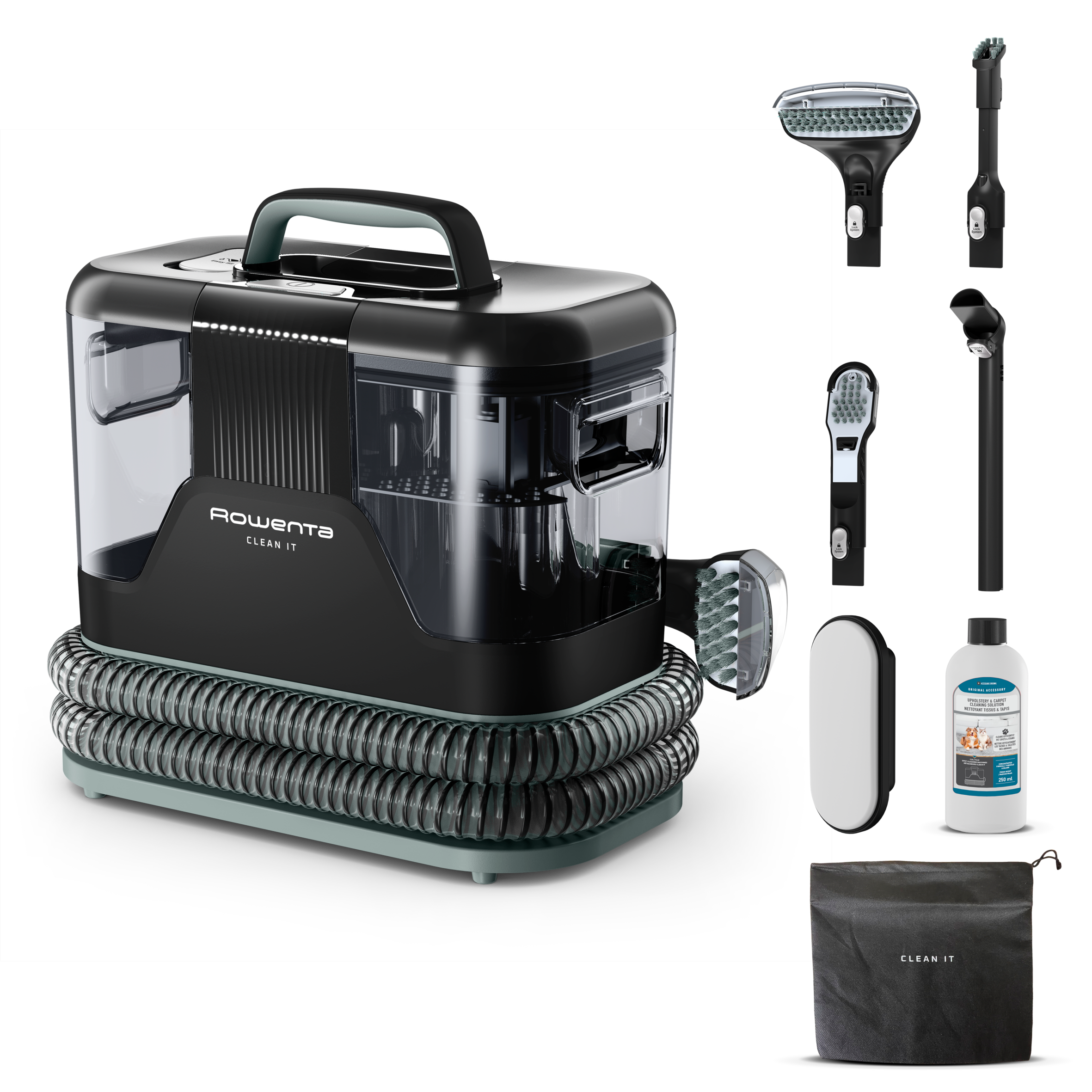 Clean It, Máquina de Limpeza de Nódoas, Máquina de Limpeza de Têxteis Portátil, Limpeza Rápida de Derrames
