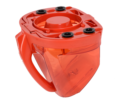 Recipiente de pó vermelho RS-RT4258