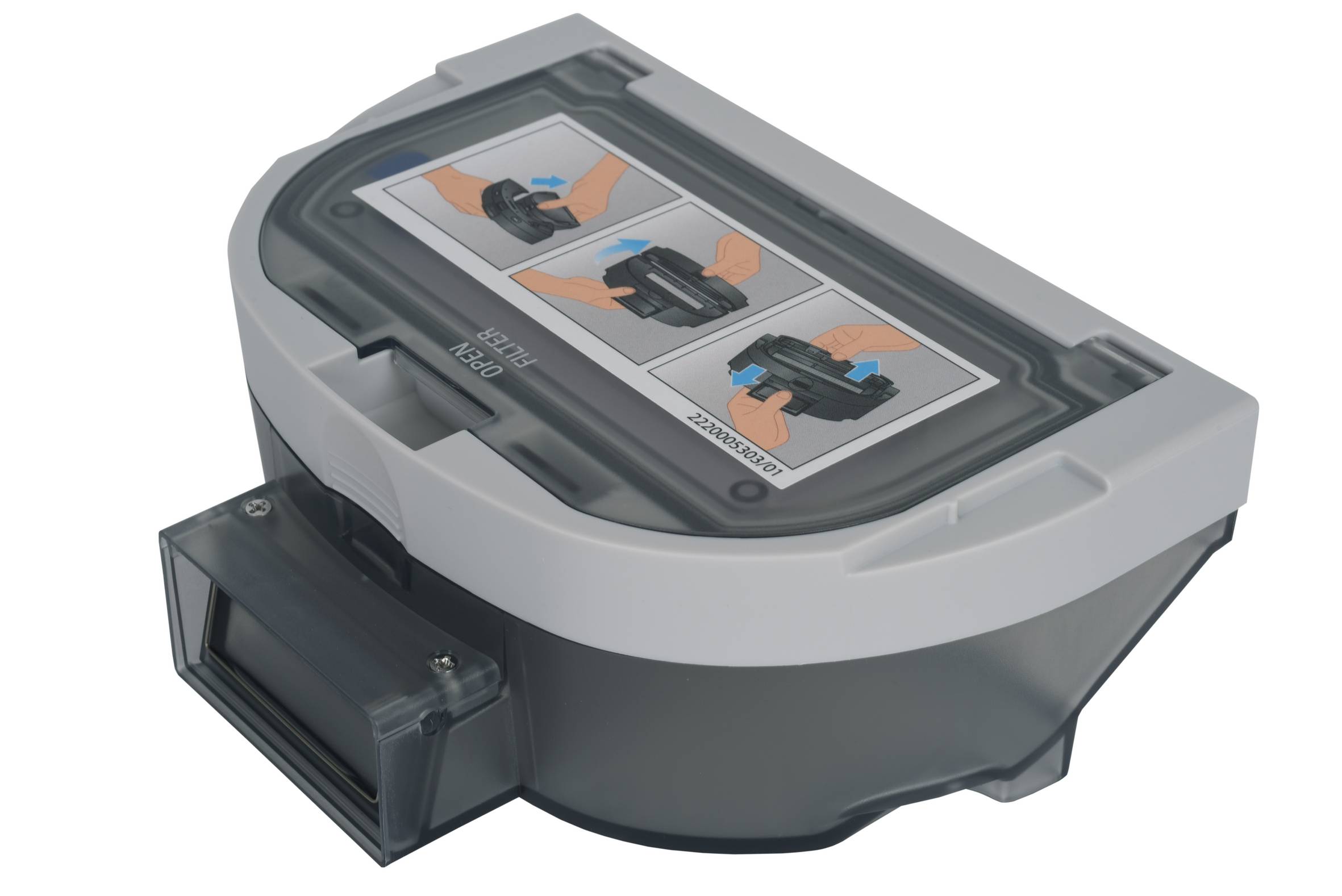 Recipiente para pó sobre o aspirador robot SS-2230003158