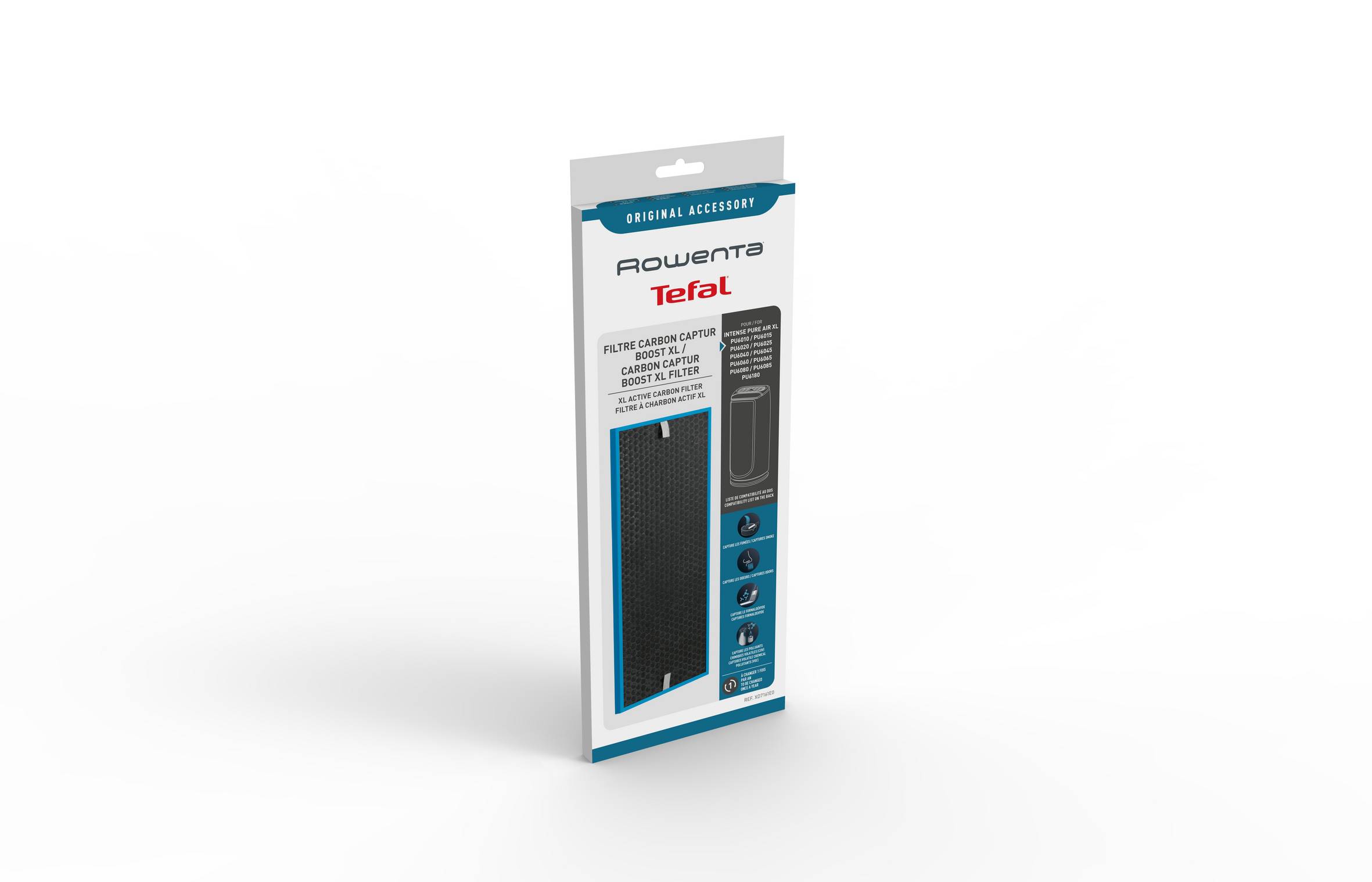 Filtro Carbon Captur Boost XL XD7161E0 para Intense Pure Air XL
