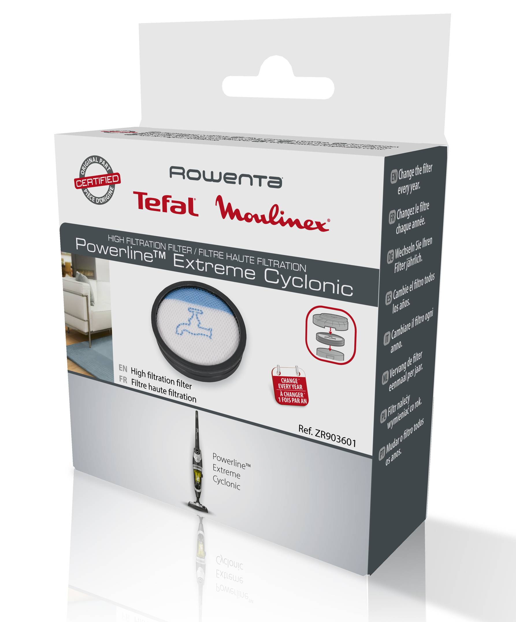 Filtro de filtragem elevada ZR903601