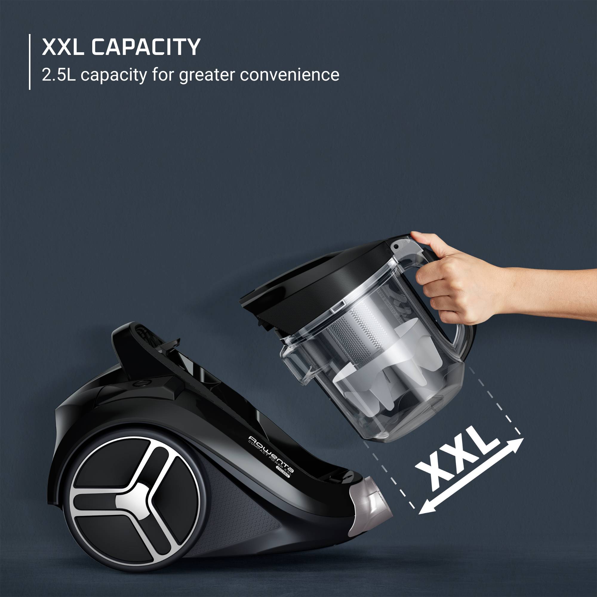 Compact Power XXL Bagless Vacuum Cleaner, Animal Kit
