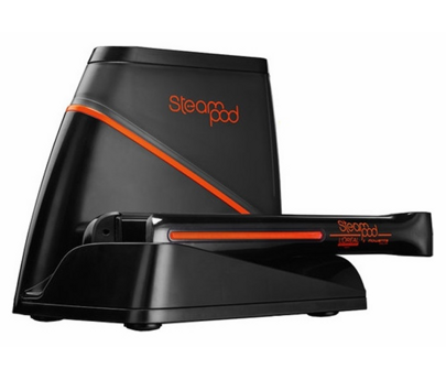 STEAMPOD ALISADOR A VAPOR PRO PRETO/LARANJA&nbsp;