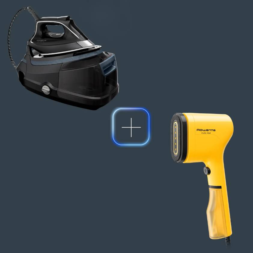 Promo Pack Eco Steam Pro + Escova a vapor Pure Pop Amarillo
