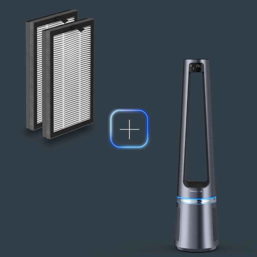 Promo Pack Eclipse 2 em 1 purificador e ventoinha + Filtro de partículas